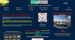 Desktop Screenshot of calgarythunderbirdclub.com
